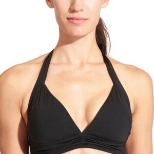 Athleta Criss Cross Back Underwire Bikini Bra 32D/30DD black